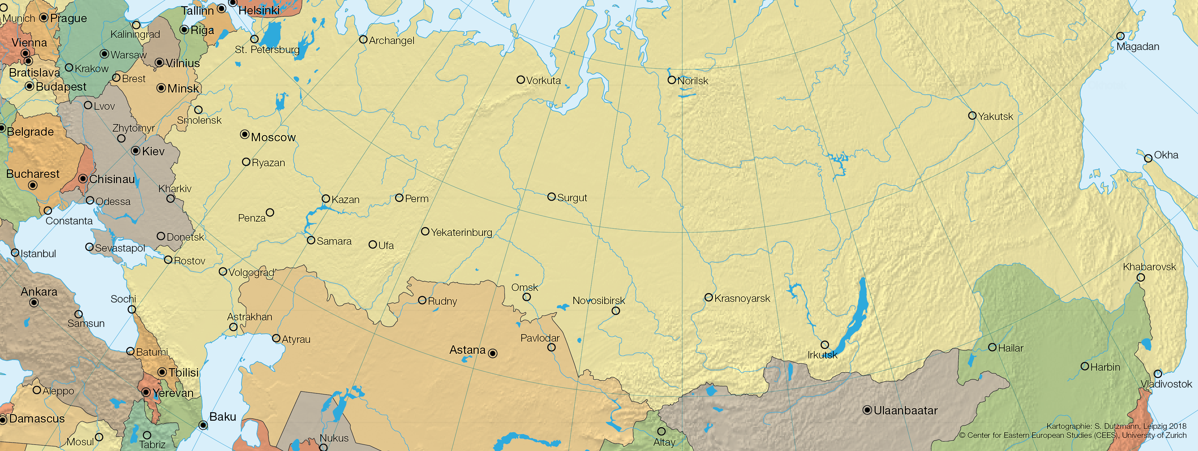 Eurasienkarte